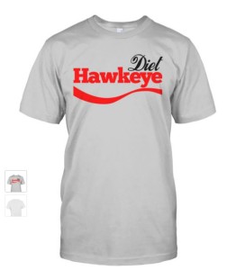 diet hawkeye t-shirt